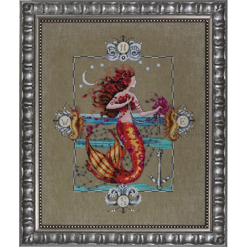 "Gypsy Mermaid" MD126 Complete Materials with Linen