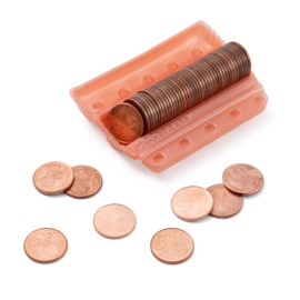 Blister Coins. Pack of 160 and Pack of 100 Units per Coin, Coin Counter, Coin Sorter, Coin Organizer, Coin Case, Cents and Euros. (5 CENT, PACK 100)