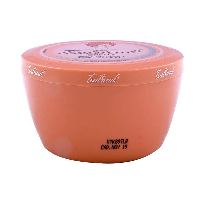 TEATRICAL - Crema facial con lanolina y rosas. Tarro con