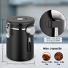 Airtight Coffee Canister, 35 OZ Stainless Steel Coffee Beans Storage,