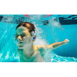 Gyonyx 4 Pairs Silicone Adult Ear Plugs for Swimming, Reusable Waterproof Protection Swimming Ear Plugs for Kids, Men, Women, Water Play Accessories for Surfing, Water Pool, Beach and More