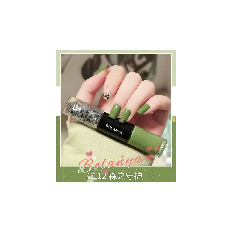 Esmalte De Uñas 4 En 1 Con Punta Doble,seca Al