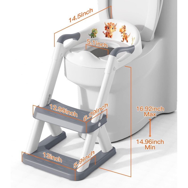 Potty Training Seat, SKYROKU 8868 Upgrade Toddler Toilet Seat for