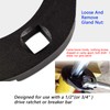 CASTNOO Adjustable Gland Nut Wrench 7463 Suitable for Hydraulic Cylinders