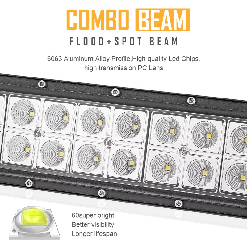 DYSO Roof 42" Curved LED Light Bar Bracket Wire Kit