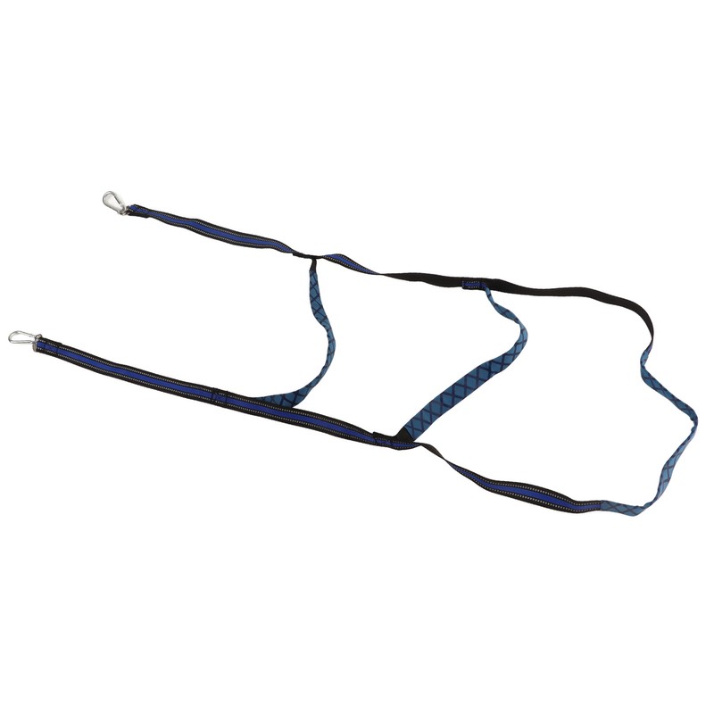 Marine Boat Rope Ladder Boarding Steps with Hooks Nylon Blue
