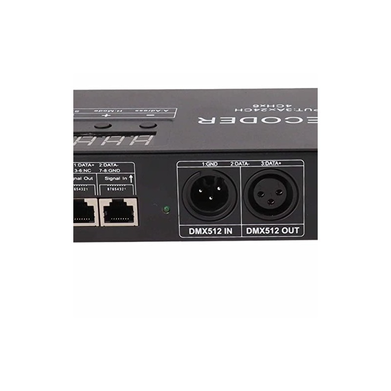 24 Channel Decoder, Digital Display, RGBW Dimming Driver LED Controller