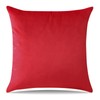 Artscope Luxury Velvet Cushion Covers Decorative Square Pillowcases Soft Solid