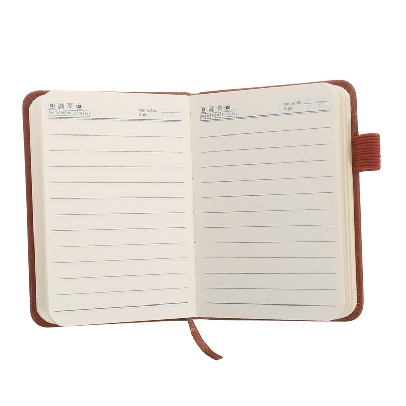Operitacx 2pcs Notebook Cute Memo Notepads Checklist Notepad Pocket Notepad