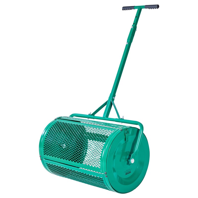VEVOR Compost Spreader, 24 in Wide Peat Moss Spreader with