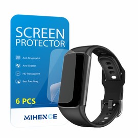 MIHENCE Screen Protector Compatible for Bestinn 1.58 Inches Fitness Tracker, HD Full Coverage TPU Protective Film for H32 1.58 Inches Fitness Tracker (6PCS)