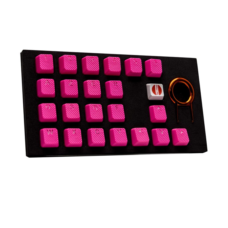 TAI-HAO Rubber Gaming Backlit Keycaps Set - 22 Keys Compatible