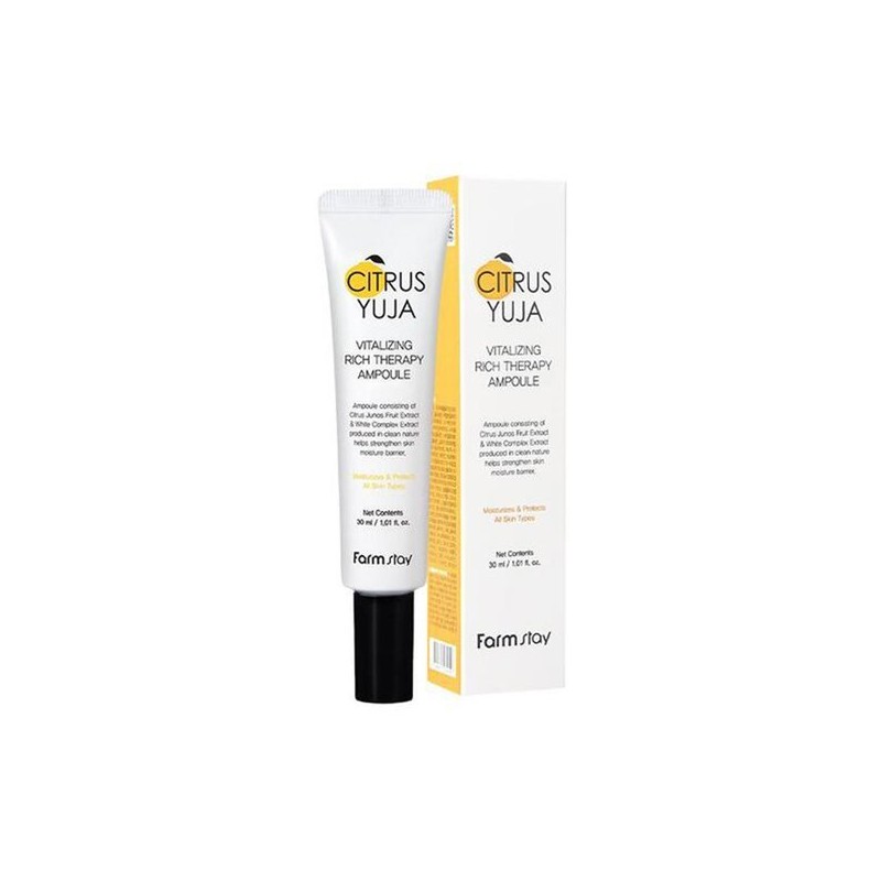 Farm Stay 팜스테이 시트러스 유자 바이탈라이징 리치 테라피 앰플 30ml