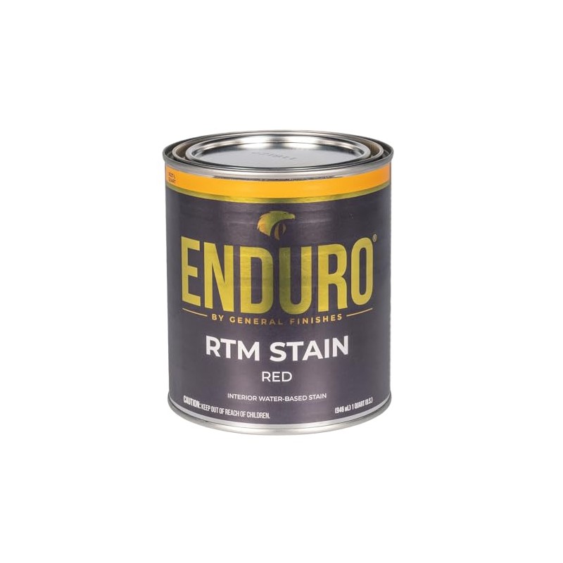 General Finishes Enduro RTM Water Based Wood Stain, 1 Quart,