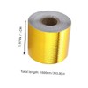 Healeved 10m Roll Gold Aluminum Tape Heat Resistant Pipe Repair