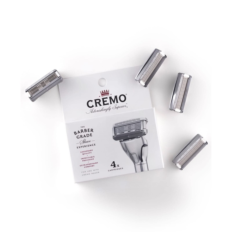 Cremo - Barber Grade Razor Blades for Men | 4