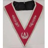 Masonic Blue Lodge Master Mason Red Apron Set Apron Collar
