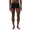 Lacoste Men's Cotton Stretch Essentials Trunks, 5-Pack, Black with Black
