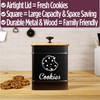 Cookie Jar with Airtight Lid - 1 Gallon - 6"D