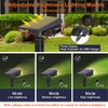 LEREKAM 40 LEDs Solar Spotlights Outdoor,IP65 Waterproof Solar Powered Landscape