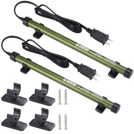 ZARPAX 2 Pack Gun Safe Dehumidifier Rod | Dehumidifier Rod For Enclosed Spaces, Gun Safe & Vault, Cabinets | Protect Valuables & Stop Humidity, & Moisture | Foldable, 4 Mounting Brackets | 12''/30cm