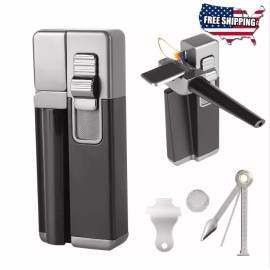 Unbranded 2025 Portable Metal Lighter /Pipe Foldable Smoking  Multi-Function