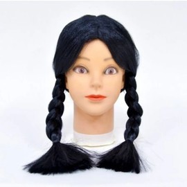 Schoolgirl Pigtail Wig Party Retro Style Wig (WFIOCXU) / 여학생 양갈래 가발 파티 복고 스타일 가발 (WFIOCXU)