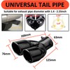 MOCNT Car Exhaust Tail Pipe Stainless Steel Car Exhaust End