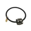 VINGTAINE H7359-BL- Rhinestone Bijou Square Hair Elastic Casual Hair Accessory