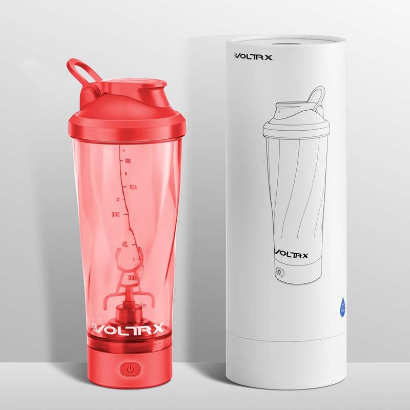 VOLTRX VortexBoost Electric Shaker Bottle, USB C Rechargeable Protein Shake