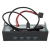 USB 3.2 Front Panel Hub 5.25in 4 Ports 10Gbps Stable