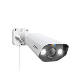 ZOSI 4K 8MP PoE Outdoor Surveillance Camera, Person/Vehicle Detection, Colour Night Vision, 2-Way Audio, Only Works with Our PoE NVRs, C182