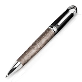 S&R Somit Fancy Pen for Men with Gift Box - Valuable Luxury Pen for Business and Office, Executive Gift for Family & Friends - Special Engraving & Led Decorative Box (BLACK SILVER)