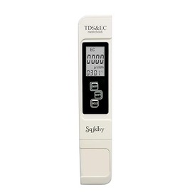 SqkjIvy 4 in 1 TDS Meter - TDS EC & Temperature(°C,°F) Meter,Accurate & Reliable Digital Water Testing Kits for Drinking Water, Tap, Well, Swimming Pool,Hydroponics, Aquarium (White)
