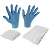 Staining Kit - 1 Pair Latex Glove - 1 Stain Applicator Pad (4 x 4 x 1) - 1 Lint-Free Cotton Wiping Cloth
