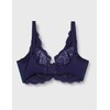 Playtex Women's Flower Elegance Full Cup Bra, Navy Blue, 32B