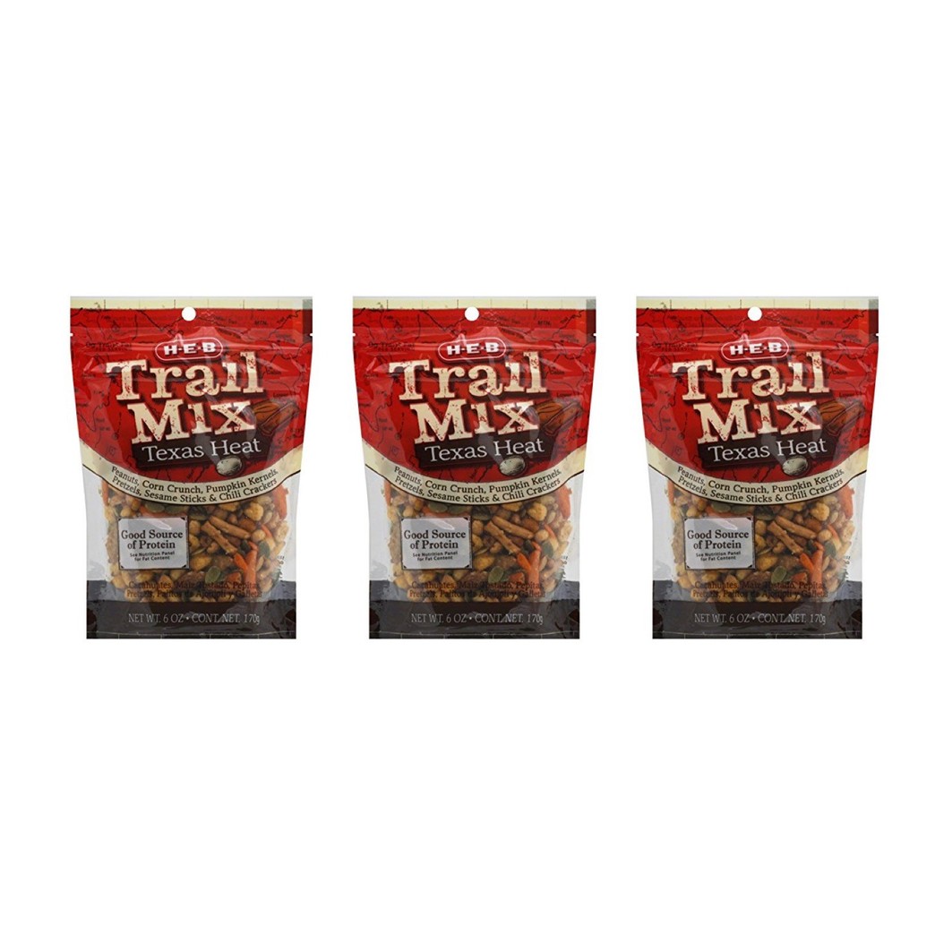 Texas Heat Spicy Trail Mix, 3 - 6 ounce bags
