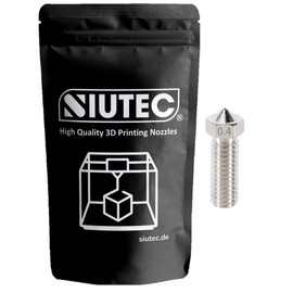 SIUTEC® Premium Volcano Copper Chrome Zircon/Copper Chrome Zircon, Nozzle/Nozzle, 0.4 mm - Perfect for Sophisticated 3D Prints, for Volcano Hotends/Artillery Sidewinder - 1.75 mm Filament