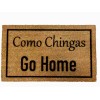 Nonslip Coir Mat, Go Home Spanish Como Chingas Doormat for