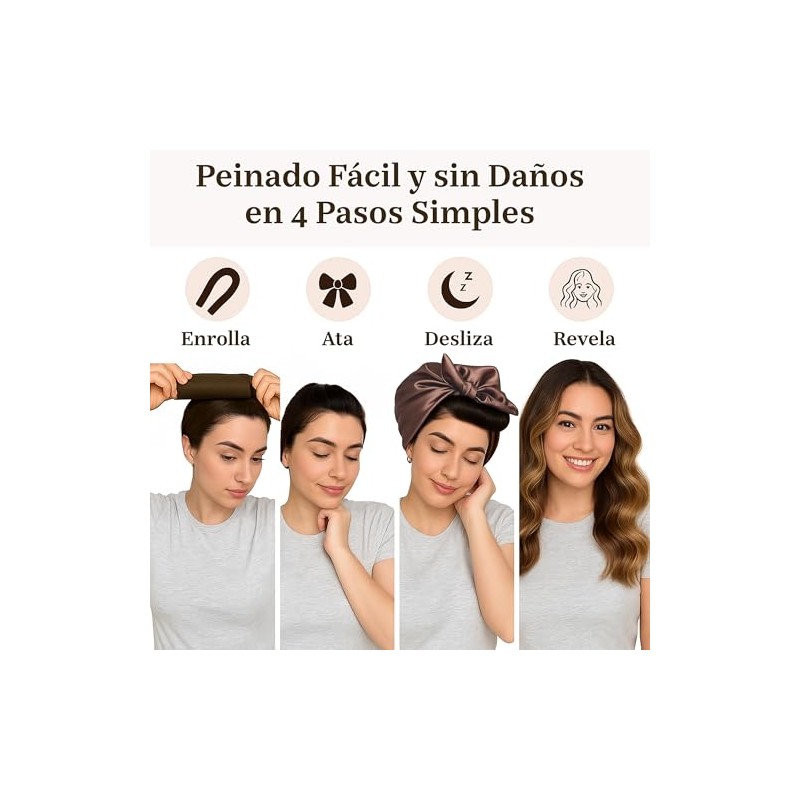 Rulos de Secado Nocturno | Rulos para Rizar el Cabello