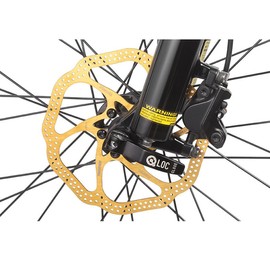 HOUSON Bicycle Brake Disc, 160mm 180mm MTB Discs for Road Bike, Mountain Bike, MTB, BMX, City Bike, HS1 160MM Gold