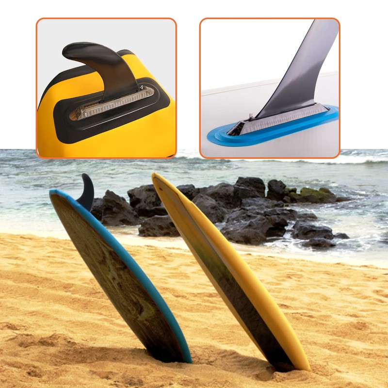 WOUMON Universal SUP Fin,8.5 Inches Paddle Board Fins,Surfboard Fins for