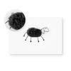 Inkognito Plush postcard, occasion: "fluffy" in motif: "Plush Card Black