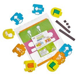 Learning Resources Scratch Jr Block-Based Coding Magnetic Demonstration Set, Learn to Code STEM Activities, Computer Science and Programming for Kids, Coding for Kids, STEM Classroom Teacher Supplies