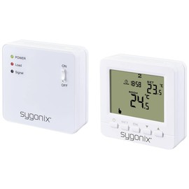 Sygonix SY-5470190 Wireless Room Thermostat Surface-Mounted Weekly Program Pack of 1