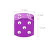 HERIS 4pcs Dice Style Tire Valve Stem Caps for Car