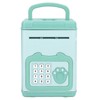 Fingerprint Password Cash Piggy Bank for Kids Auto Scroll Paper