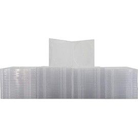 CD Jewel Boxes - Ultra Thin 5.2mm - Clear with Frosted Clear Back - #CDBR52 - (100 Cases)