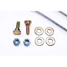 ATVWorks 2 Tailgate Cables Compatible with Polaris Ranger 500 700 800 900D (2005-2015) Tailgate (Tail Gate) Cable Kits - Replaces 7081445 & 7081215