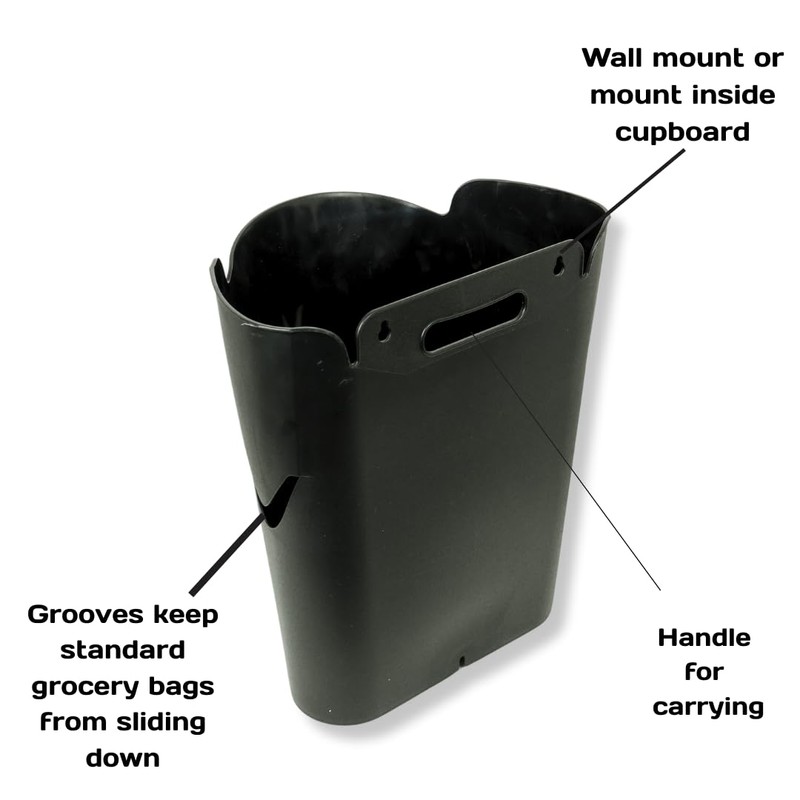 JAK Industrial Mountable Grocery Bag Trash Can – Reuse Standard
